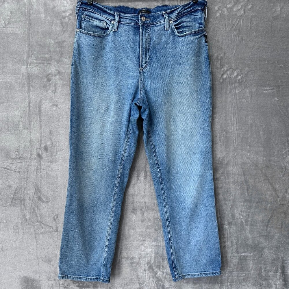 Silver Jeans 90's Boyfriend Medium Wash Size 16